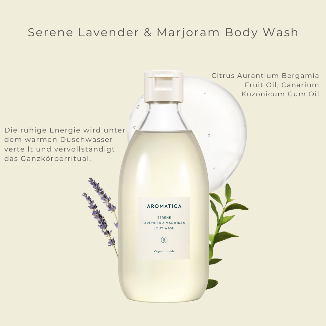Serene Body Wash Lavender & Marjoram 300ml