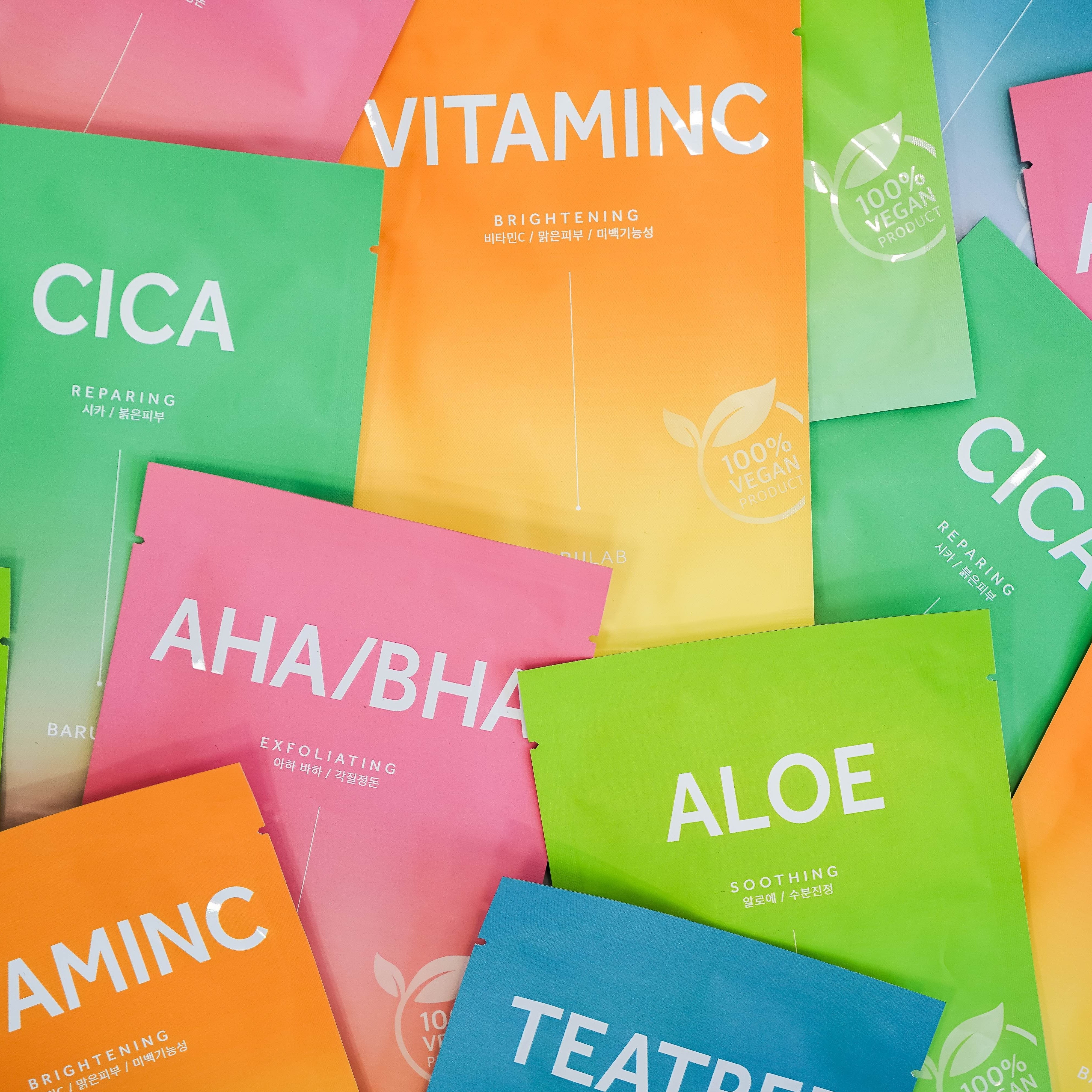 Barulab Sheet Mask Set (10 Pieces)