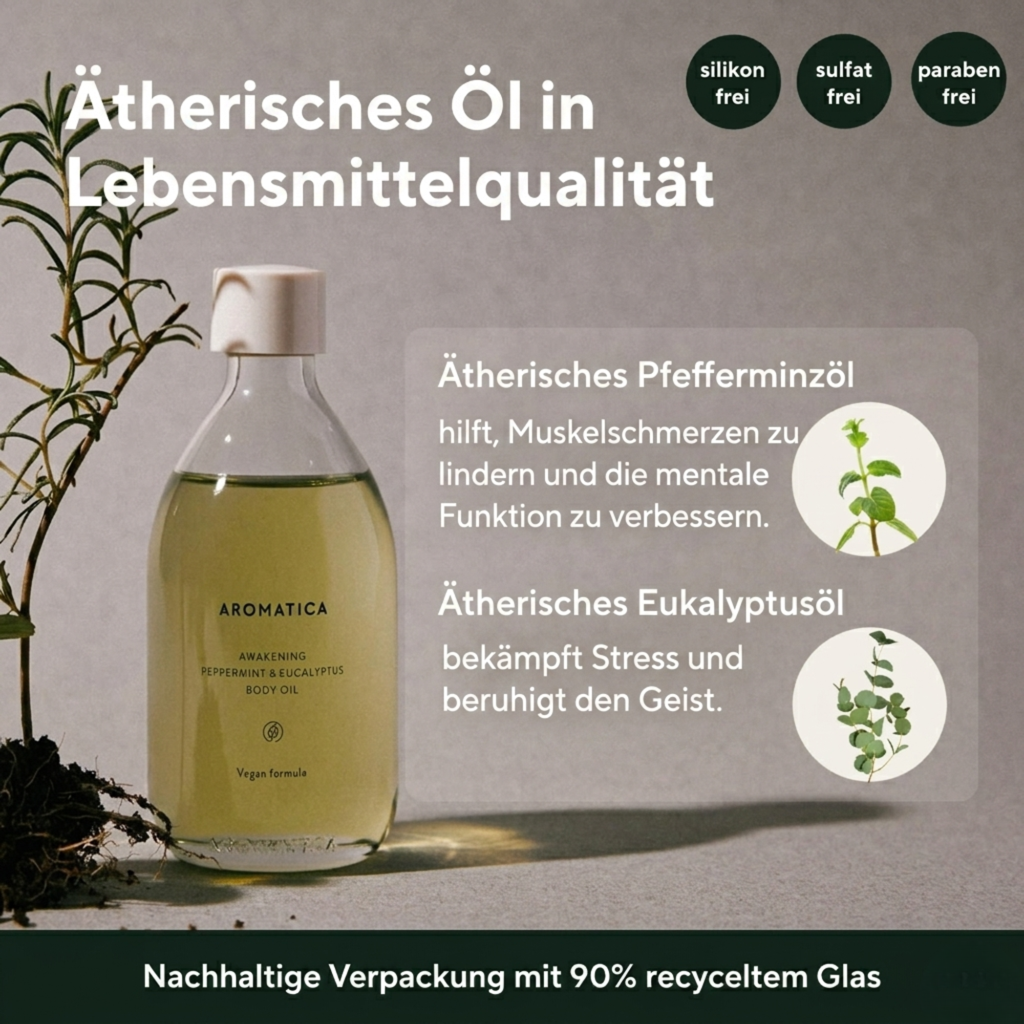 Awakening Body Oil Peppermint & Eucalyptus 100 ml