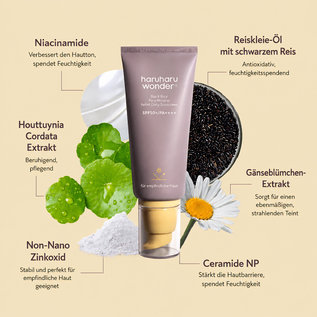 HaruHaru Wonder Black Rice Pure Mineral Relief Daily Sunscreen (50ml)