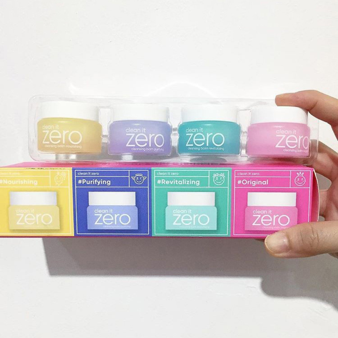 Clean it Zero Cleansing Balm Original Miniature Set (4 types)