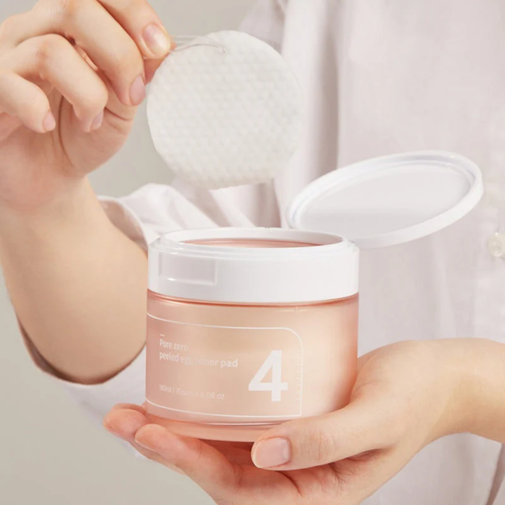 No.4 Pore Zero 'Peeled Egg' Toner Pad (70 pcs)