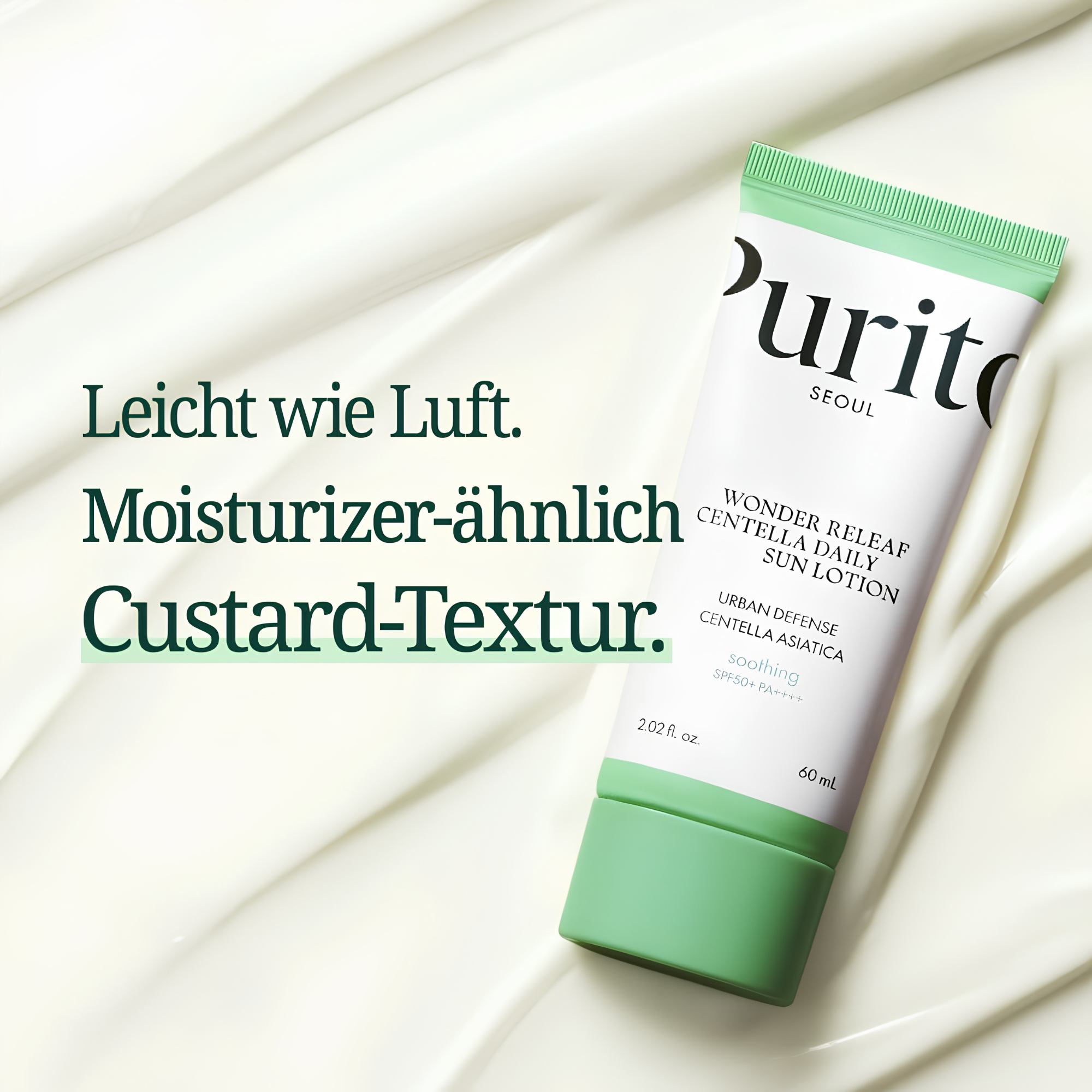 Purito Seoul Wonder Releaf Centella Daily Sun Lotion SPF 50+ (60ml)