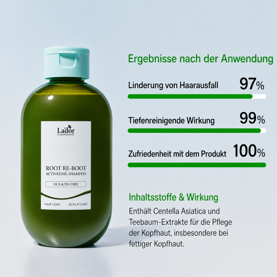 Lador Root Re-Boot Activating Shampoo (Cica & Tea Tree) (300ml)