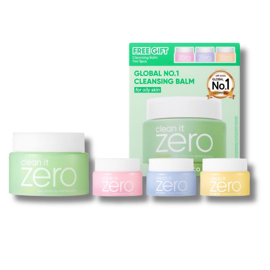 Clean It Zero Cleansing Balm Pore Clarifying SET 100ml + 3x7ml