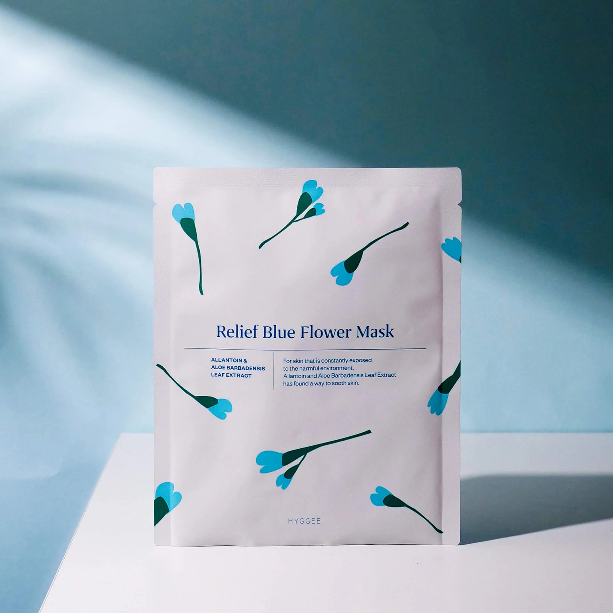 Hyggee Relief Blue Flower Mask (1pcs)