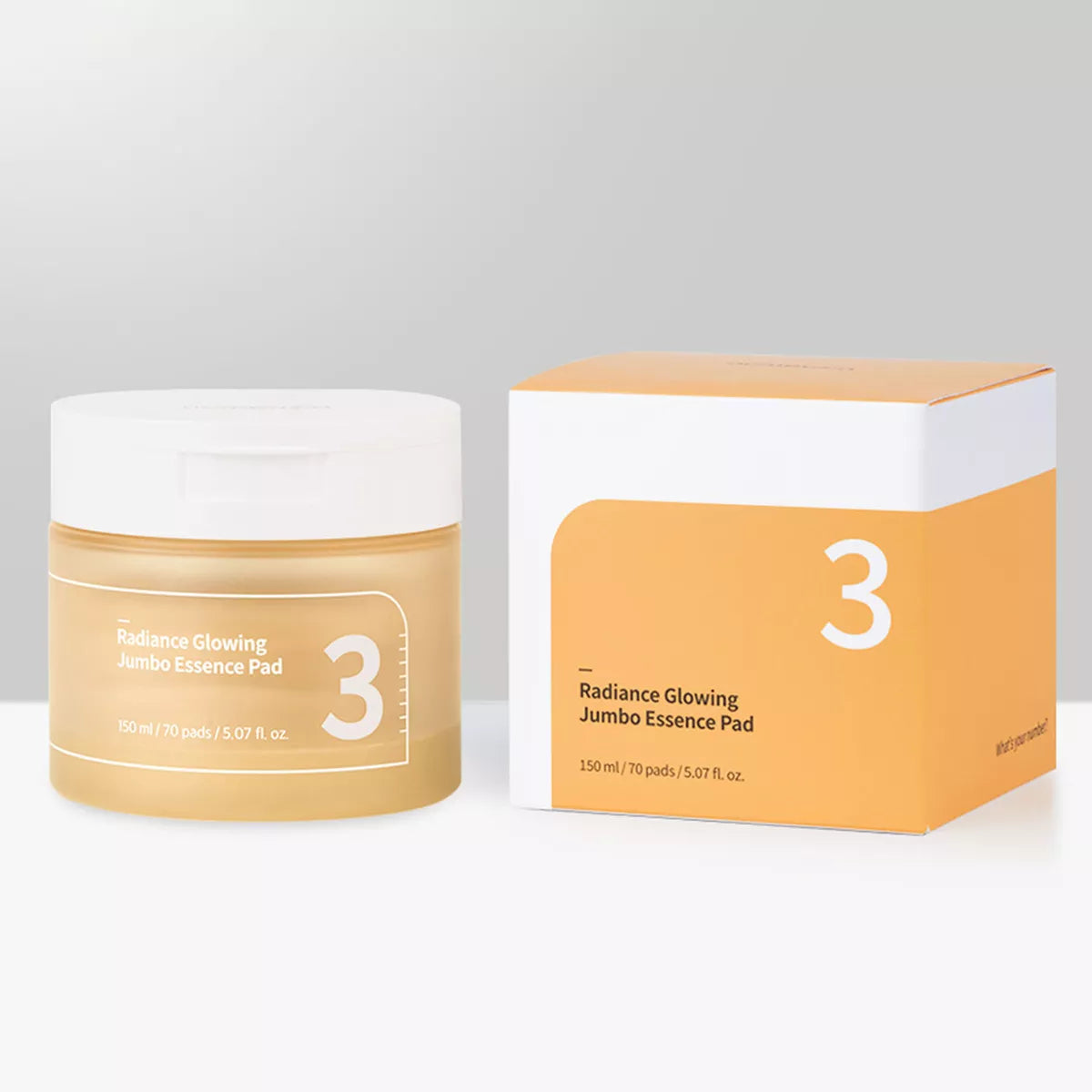 No.3 Radiance Glowing Jumbo Essence Pad 70pads(150ml)
