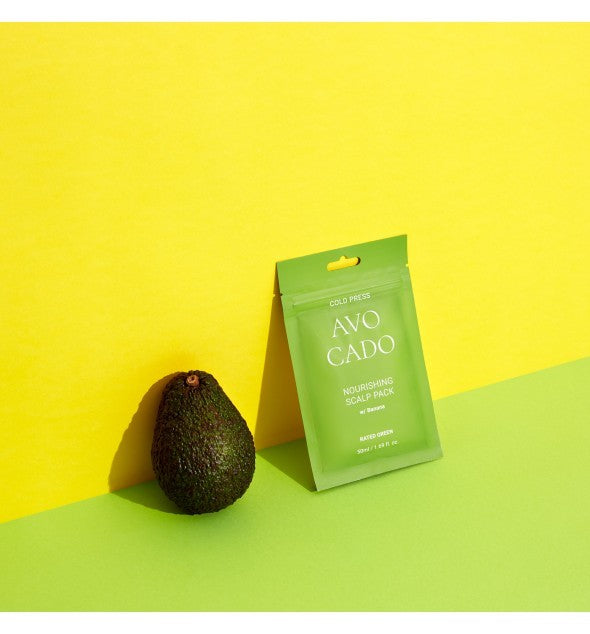 Cold press avocado nourishing scalp pack w/banana 50ml