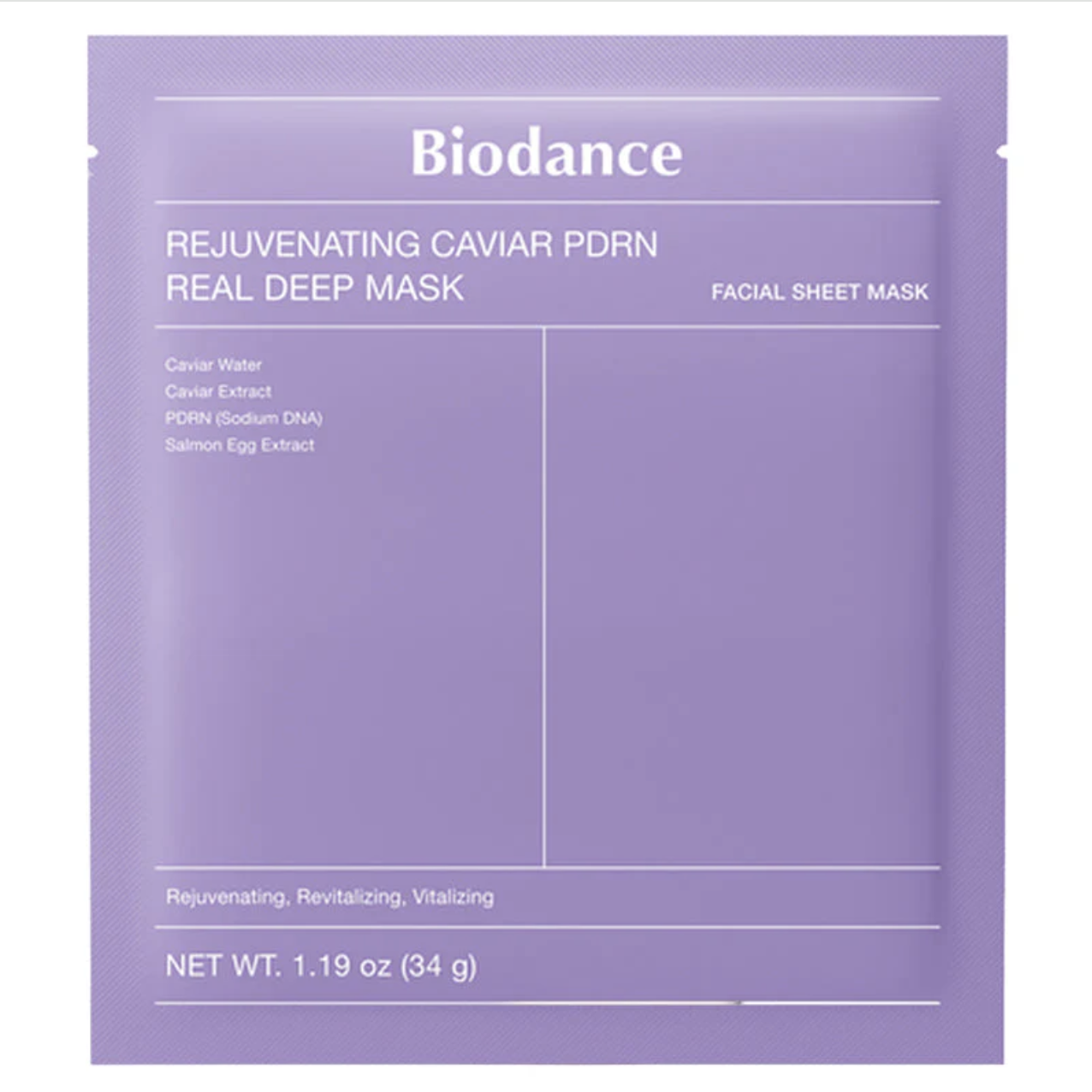 Rejuvenating Caviar PDRN Real Deep Mask