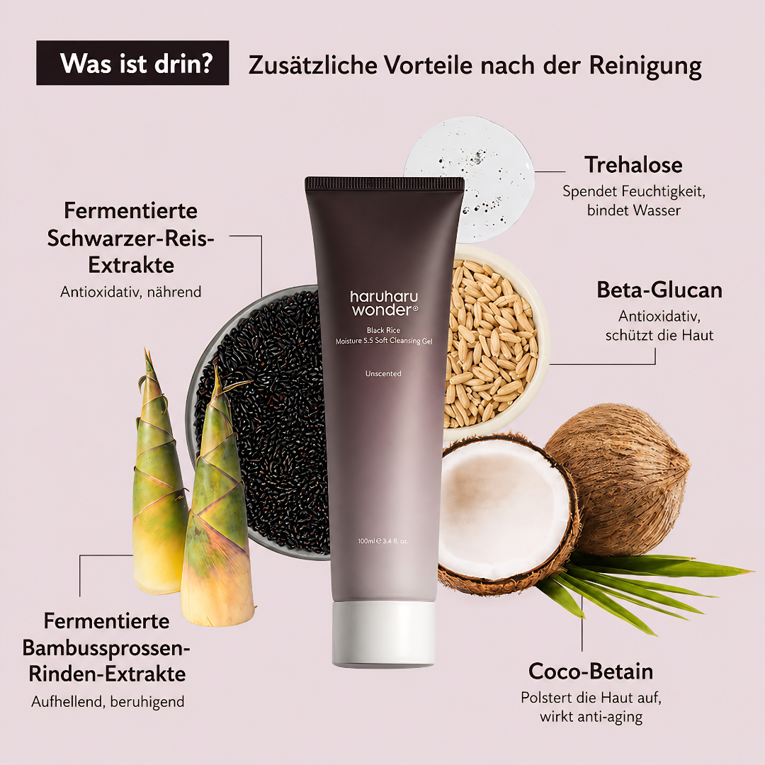 Black Rice Moisture 5.5 soft Cleansing Gel 100 ml