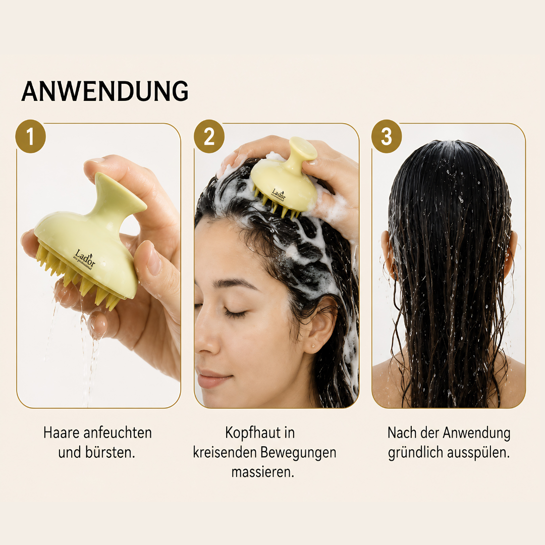 Dermatical Shampoo Brush (Yellow)
