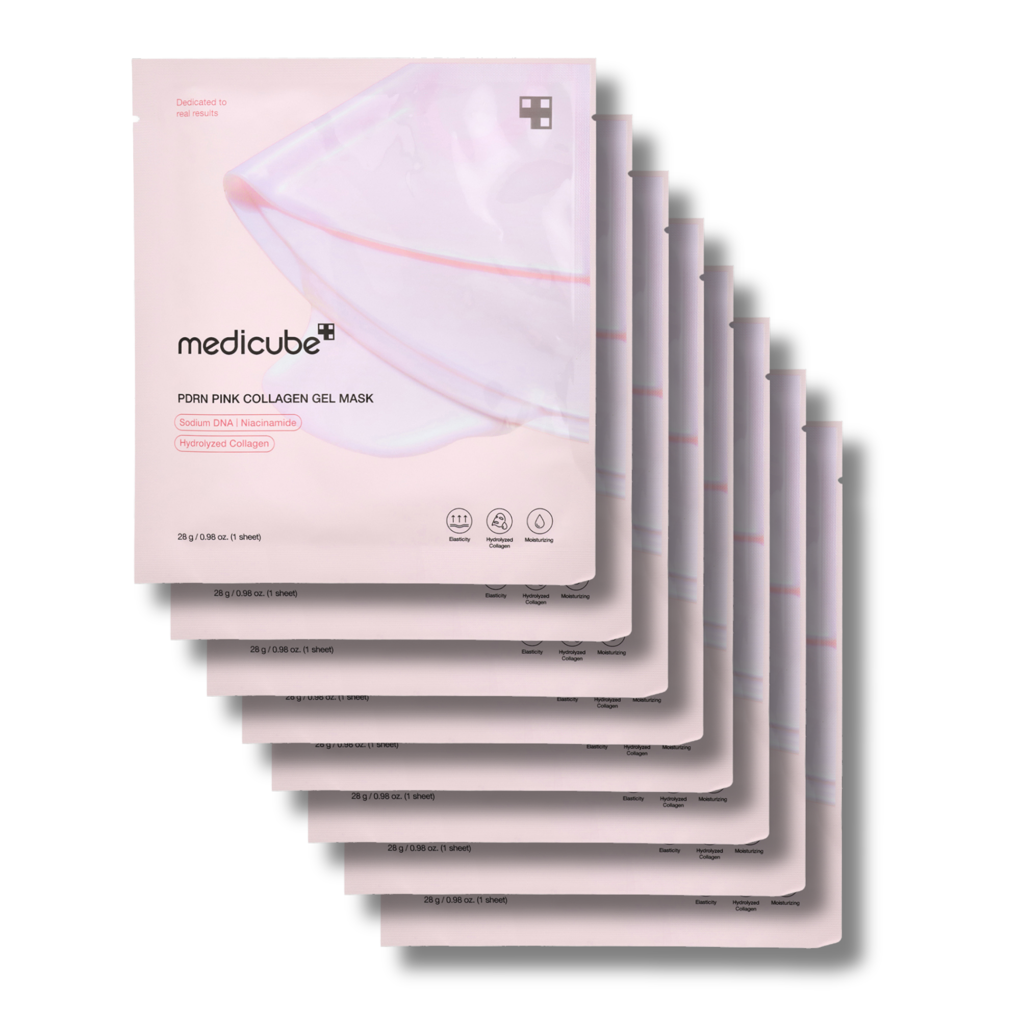 Medicube PDRN Pink Collagen Gel Mask (1pcs * 8)