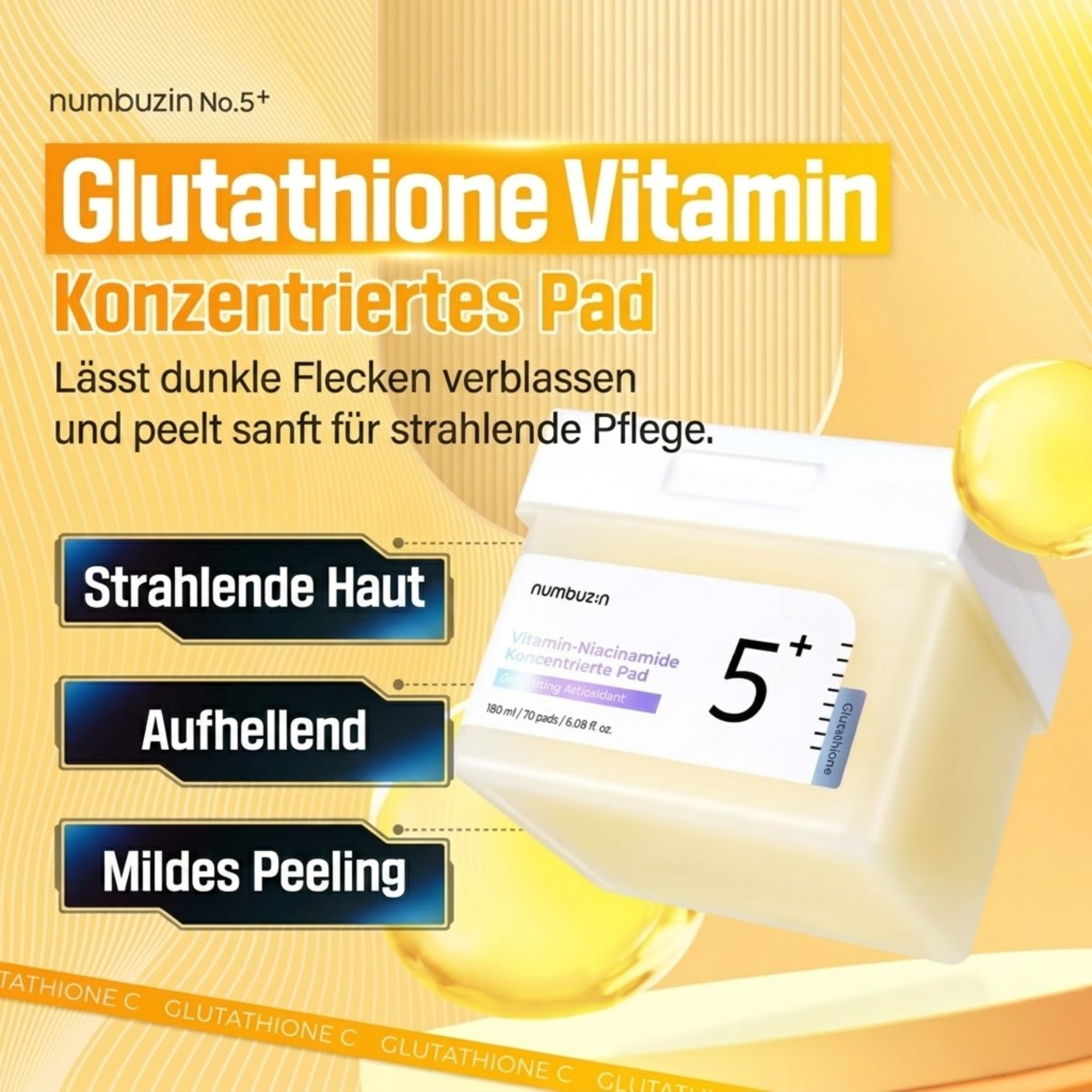 No.5+ Vitamin-Niacinamide Concentrated Pad (70 pcs)