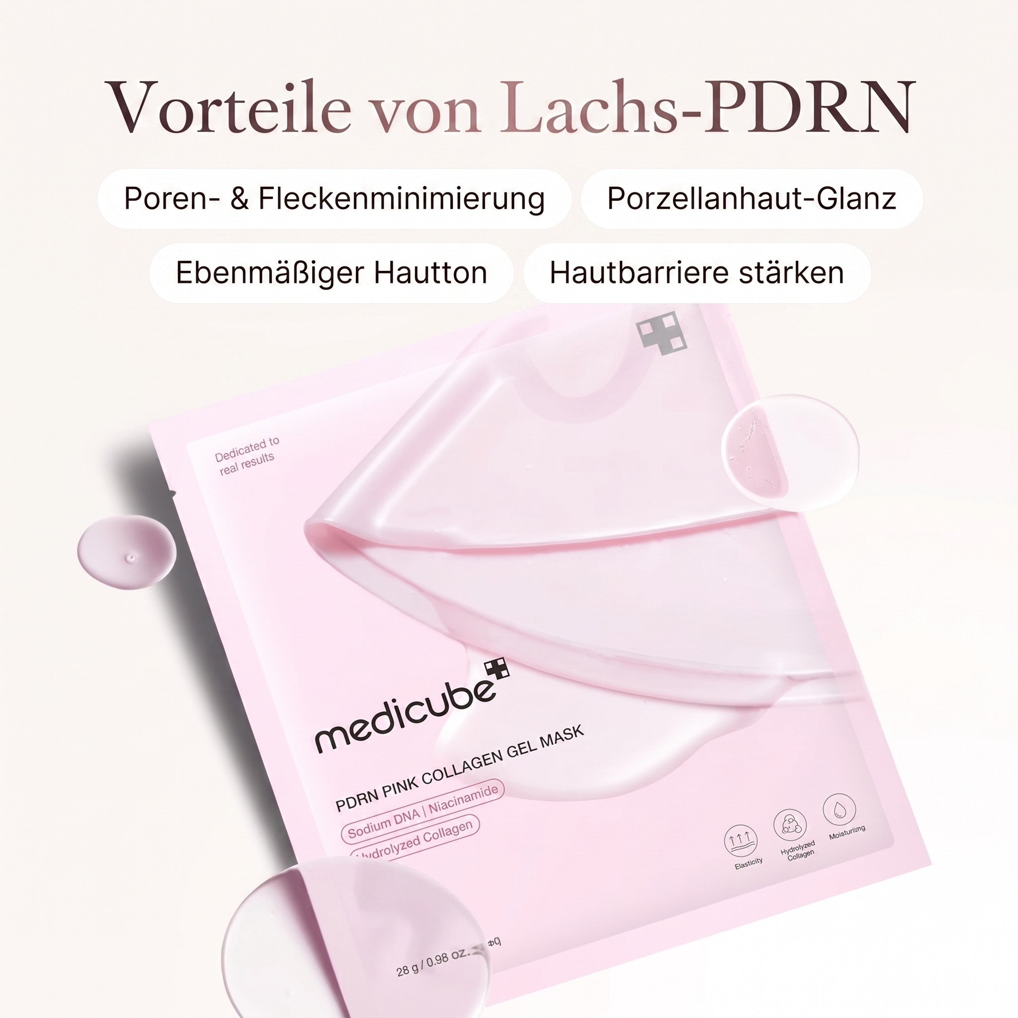 PDRN Pink Collagen Gel Mask 1st (28g)
