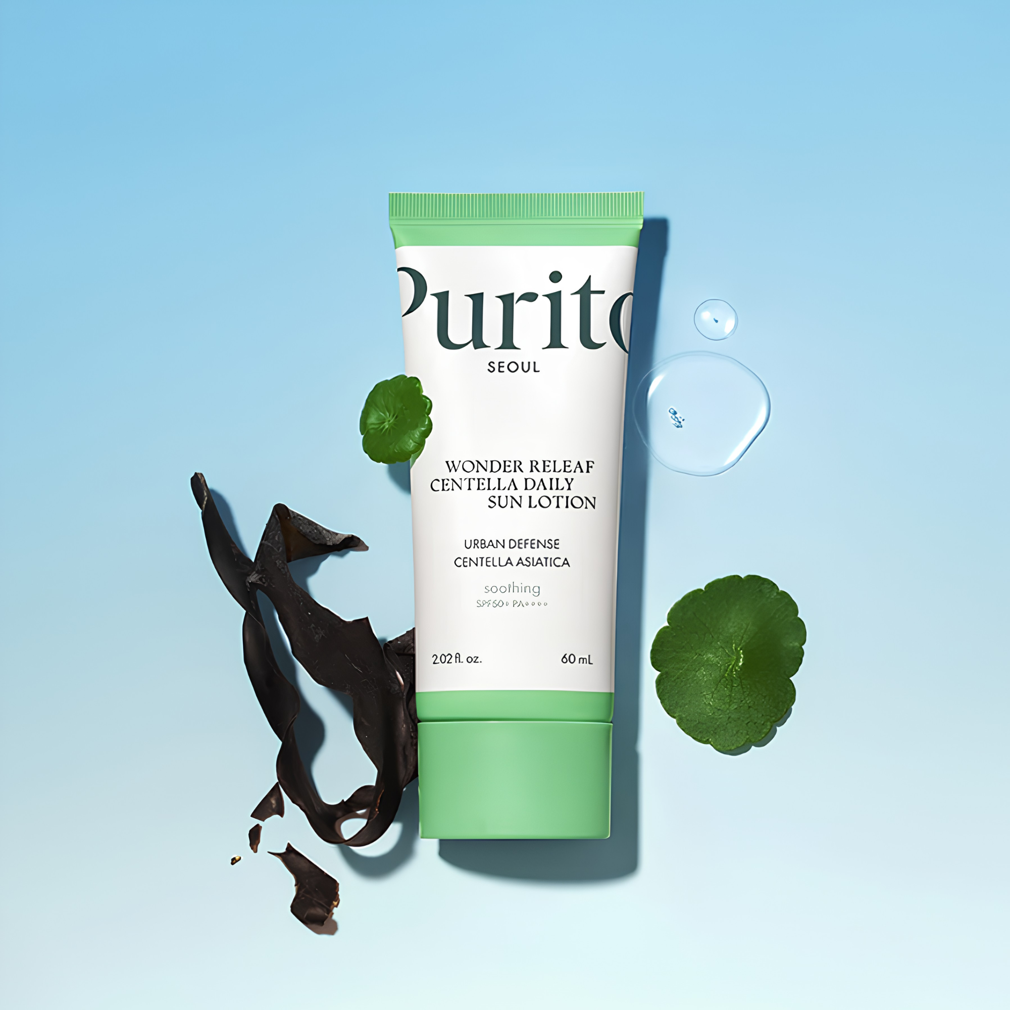 Purito Seoul Wonder Releaf Centella Daily Sun Lotion SPF 50+ (60ml)