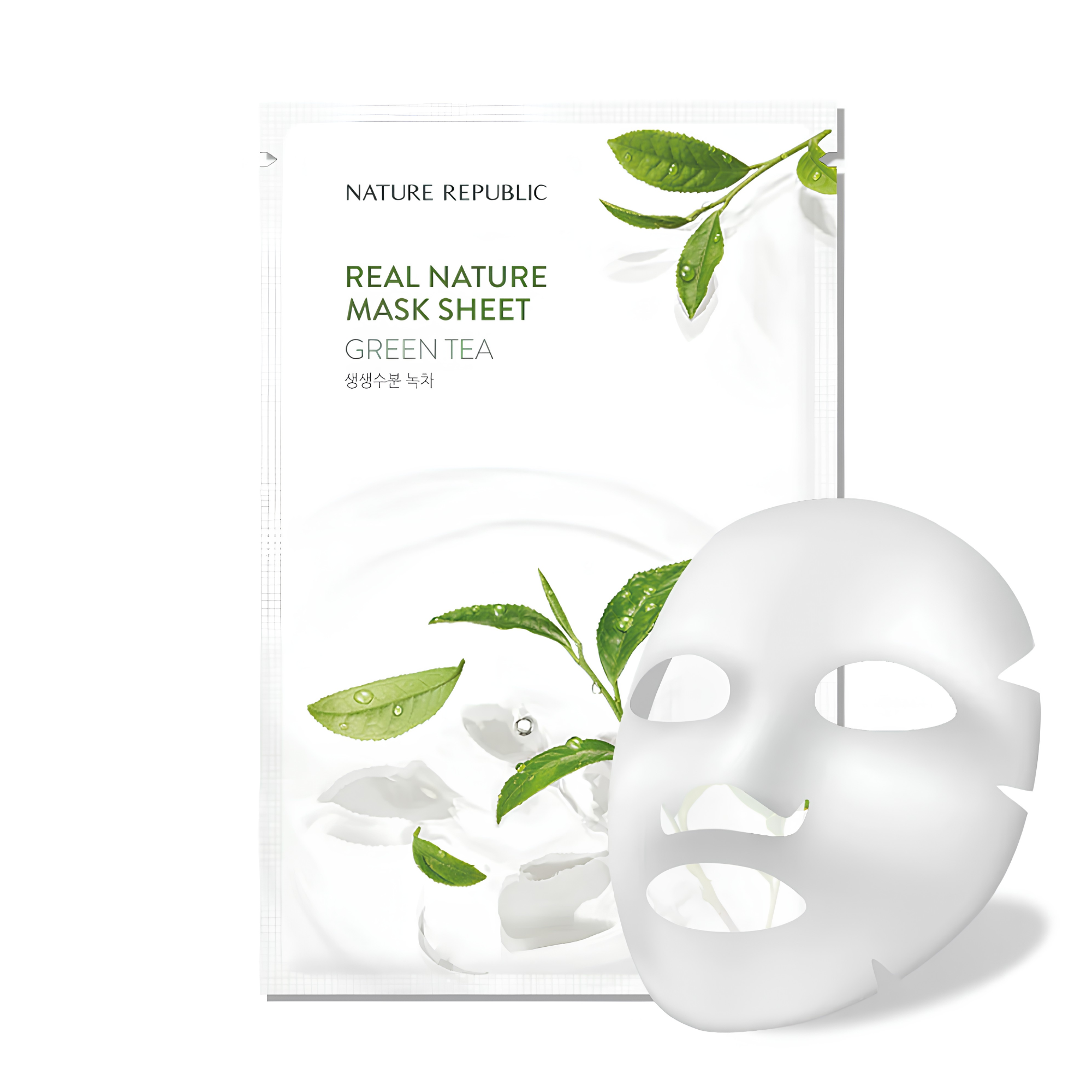 Nature Republic Real Nature Green Tea Sheet Mask (1pcs)