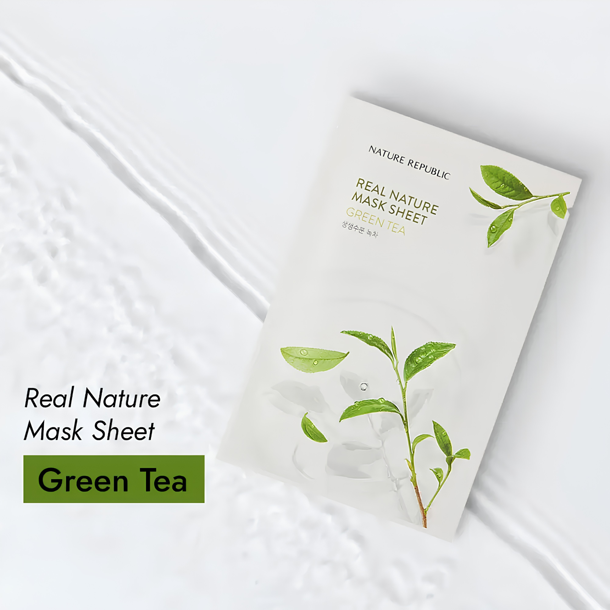 Nature Republic Real Nature Green Tea Sheet Mask (1pcs)