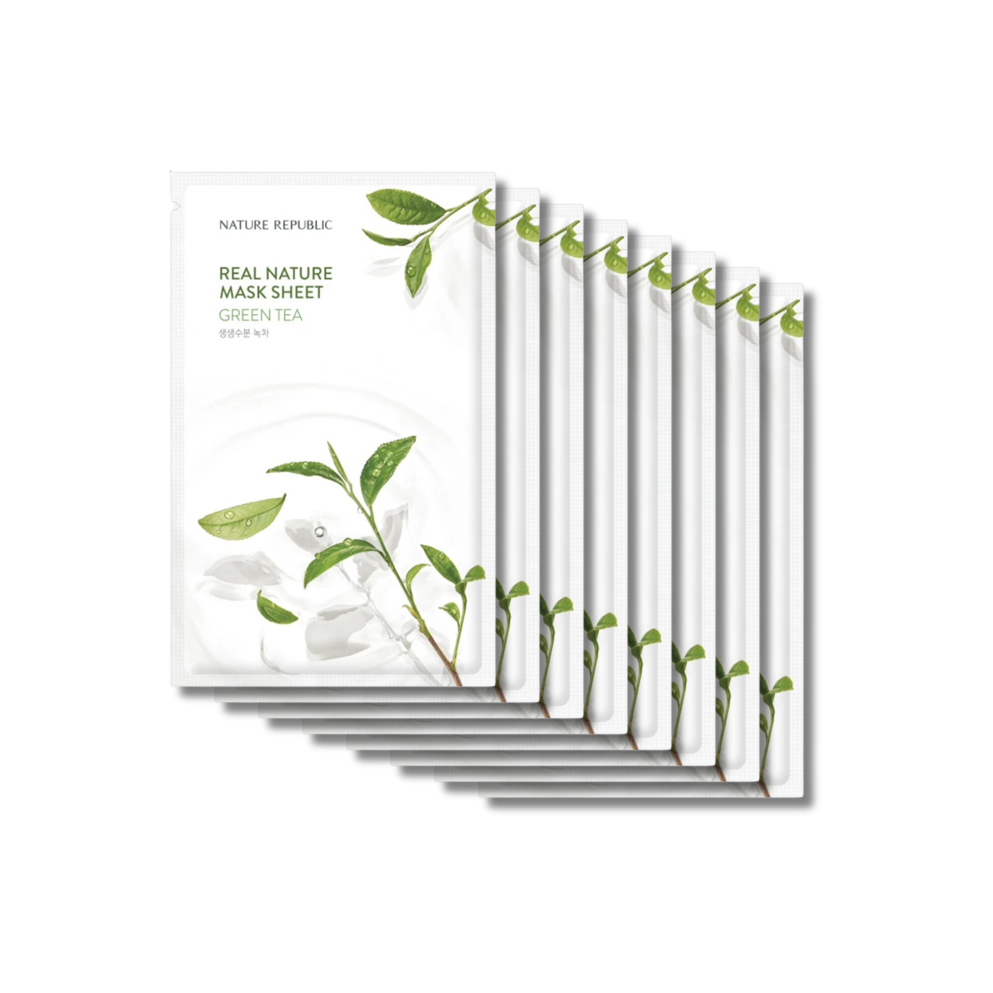 Nature Republic Real Nature Green Tea Sheet Mask (1pcs*8)
