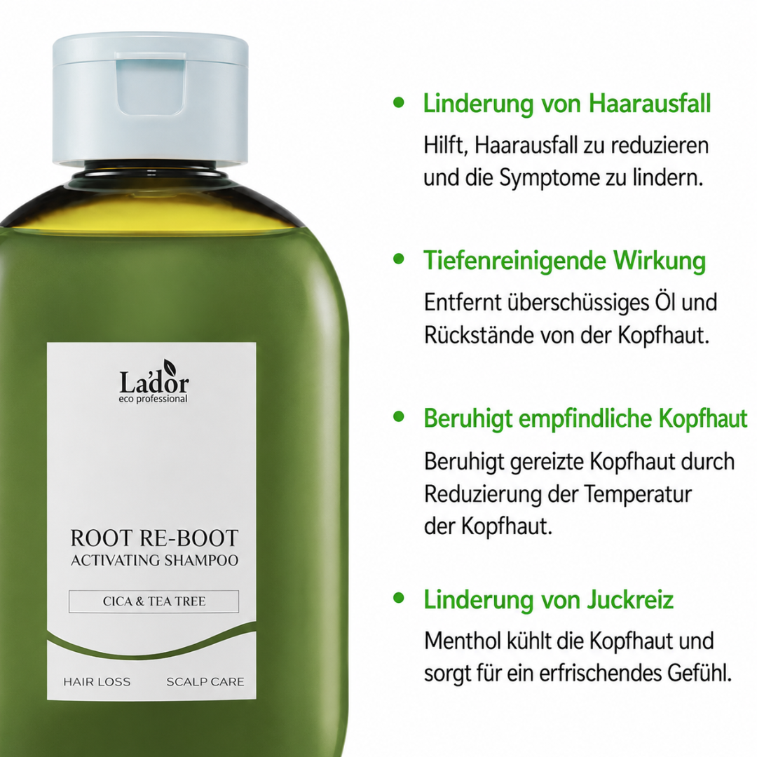 Lador Root Re-Boot Activating Shampoo (Cica & Tea Tree) (300ml)