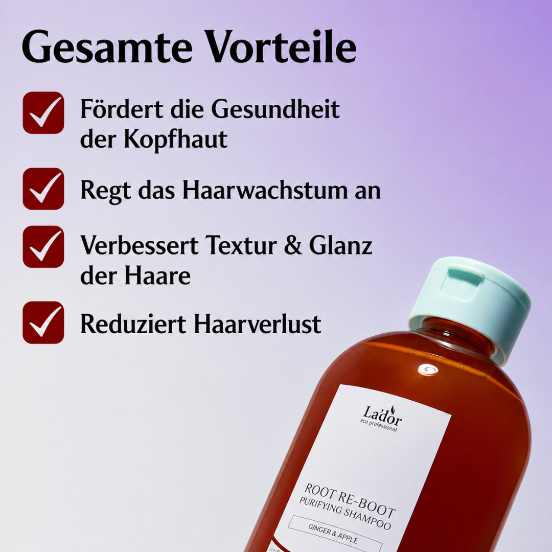 Root Re-Boot Purifying Shampoo (Ginger & Apple) 300 ml