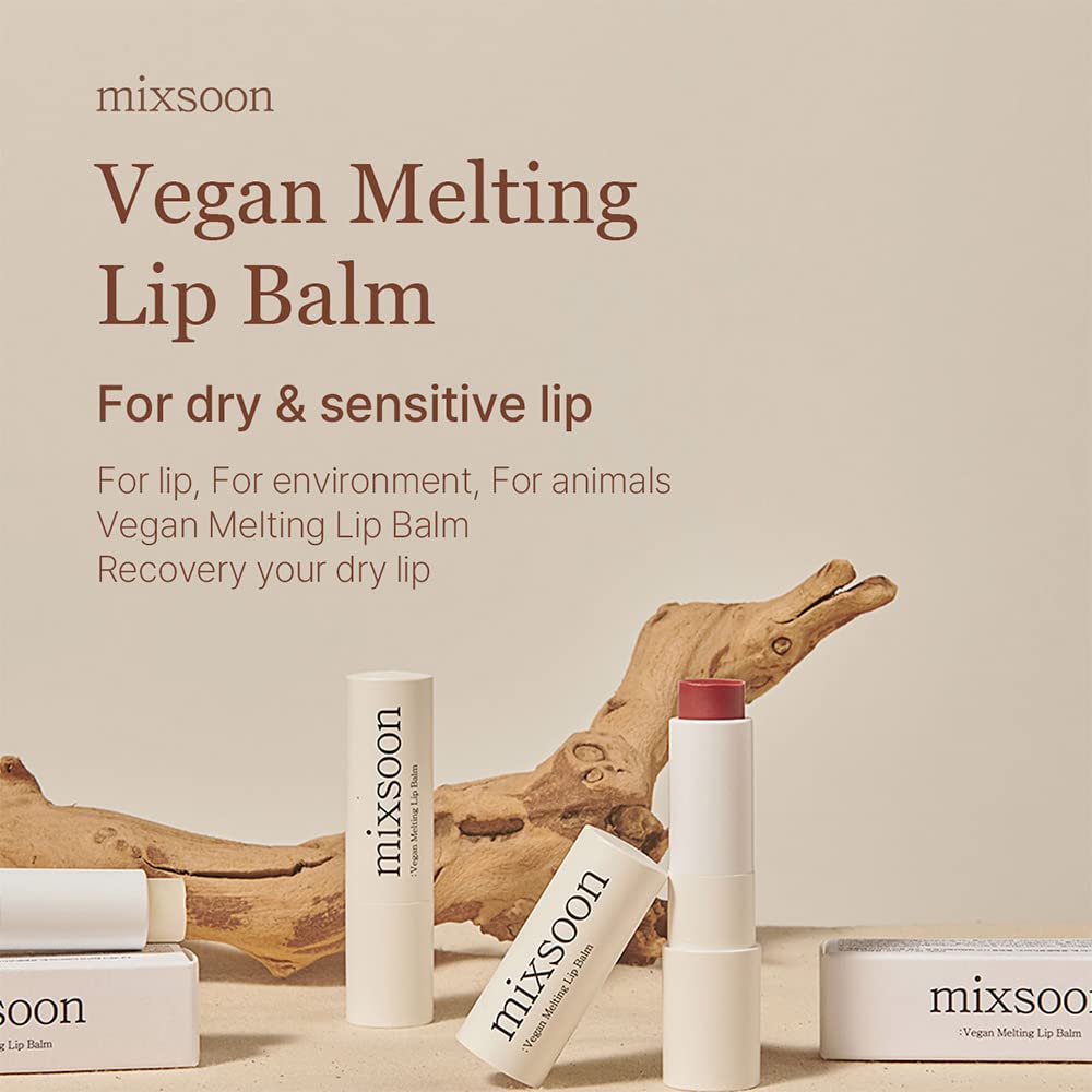 Vegan Melting Lip Balm 02. Dry Rose