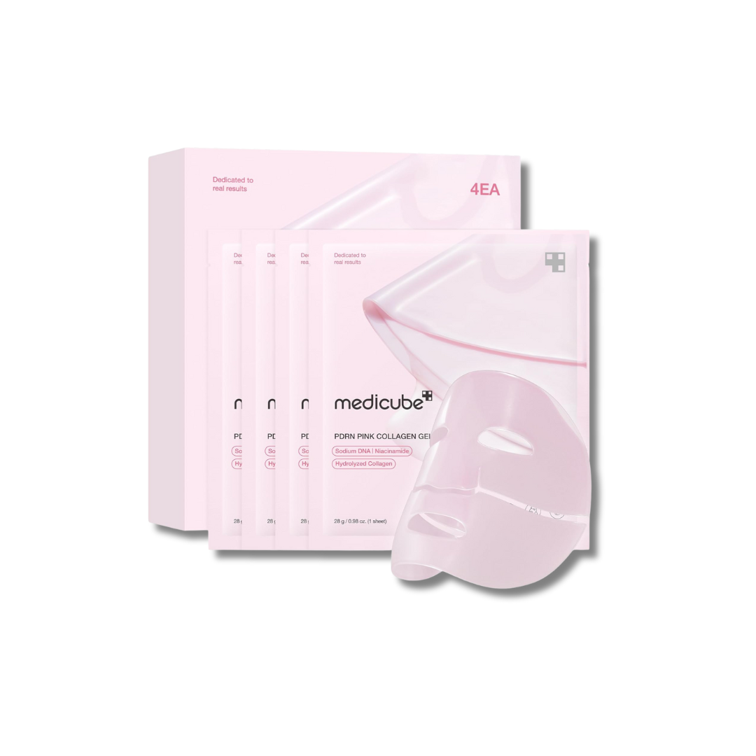 PDRN Pink Collagen Gel Mask 4pcs